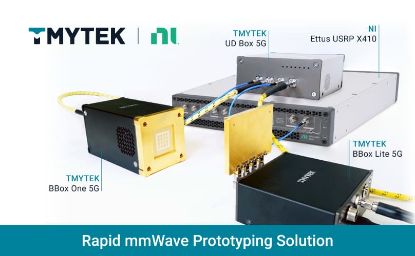 TMY Technology(TMYTEK)とナショナルインスツルメンツ(NI)が、ミリ波プロトタイピング‧ソリューションを提供するために提携