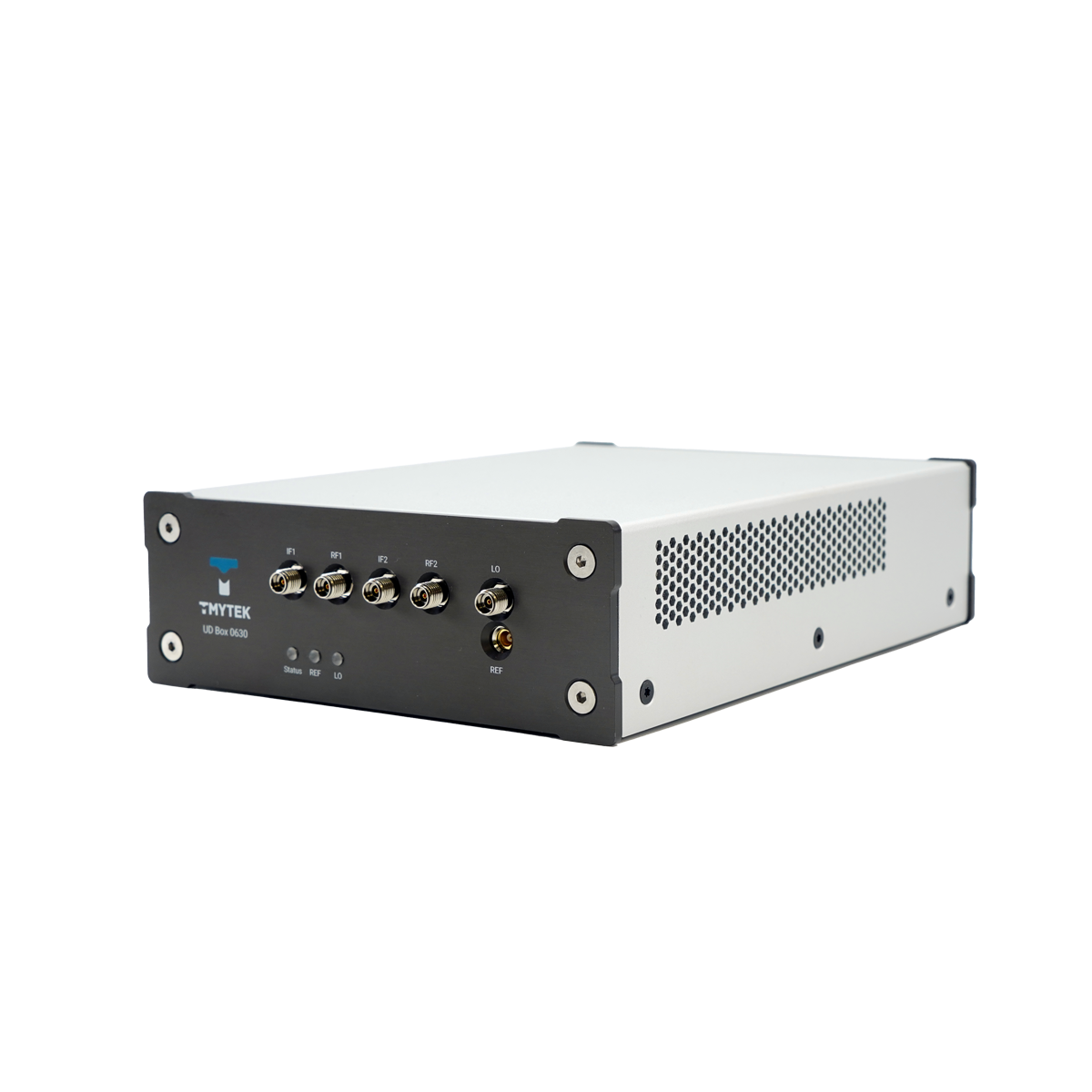 UD Box 0630 Frequency Converter TMYTEK UD Box 0630 6 to 30 GHz Frequency Converter Front View