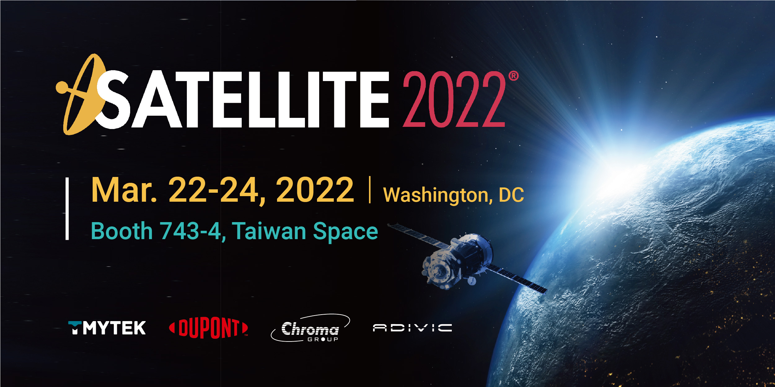 TMYTEK Partnered DuPont, Chroma, and ADIVIC to Demonstrate SATCOM Electronic Steering Antenna and User Terminal Test Solution at SATELLITE 2022